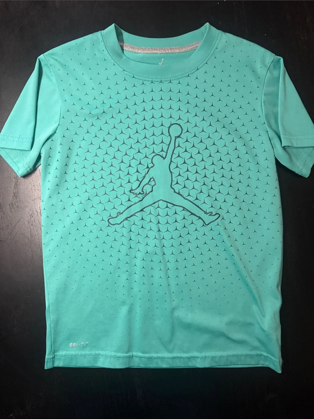 Nike Teal Jordan Jumpman Performance Tee - Picture 1 of 4